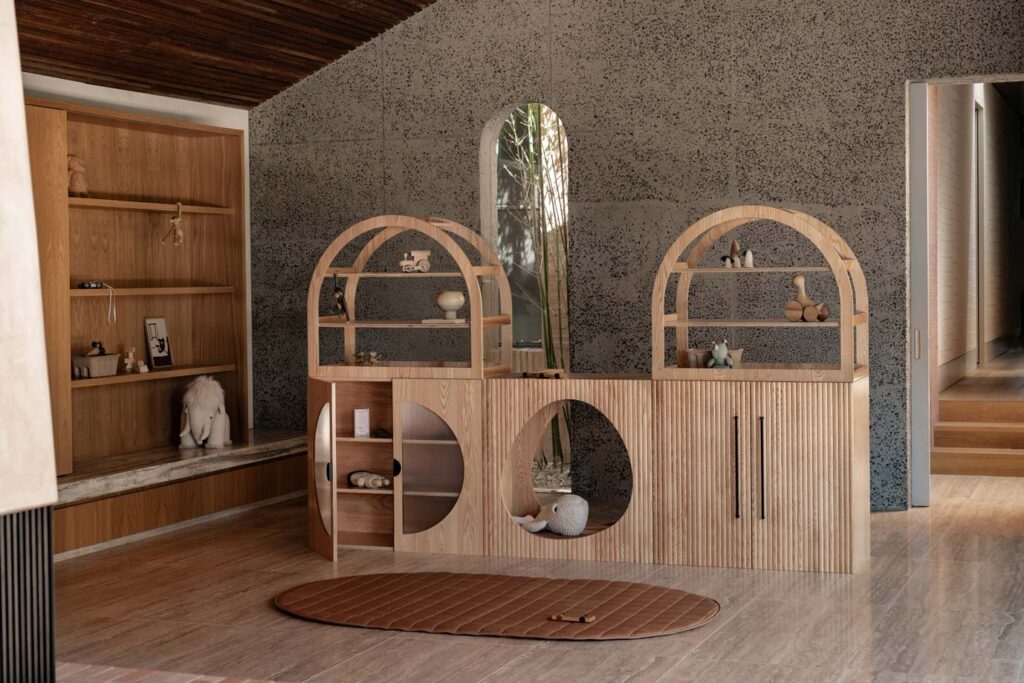 Oak Arched Cabinet