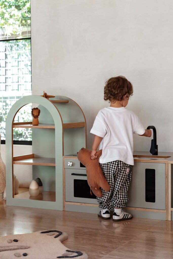 Kitchenette Mini Kinder, Black