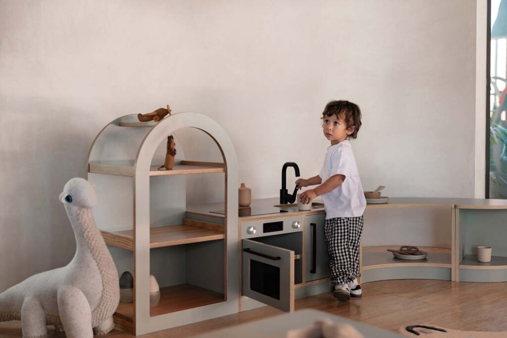 Kitchenette Mini Kinder, Black