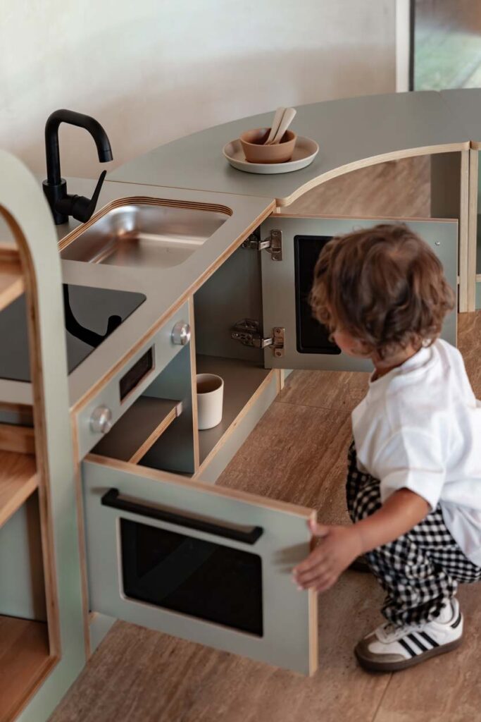 Kitchenette Mini Kinder, Black