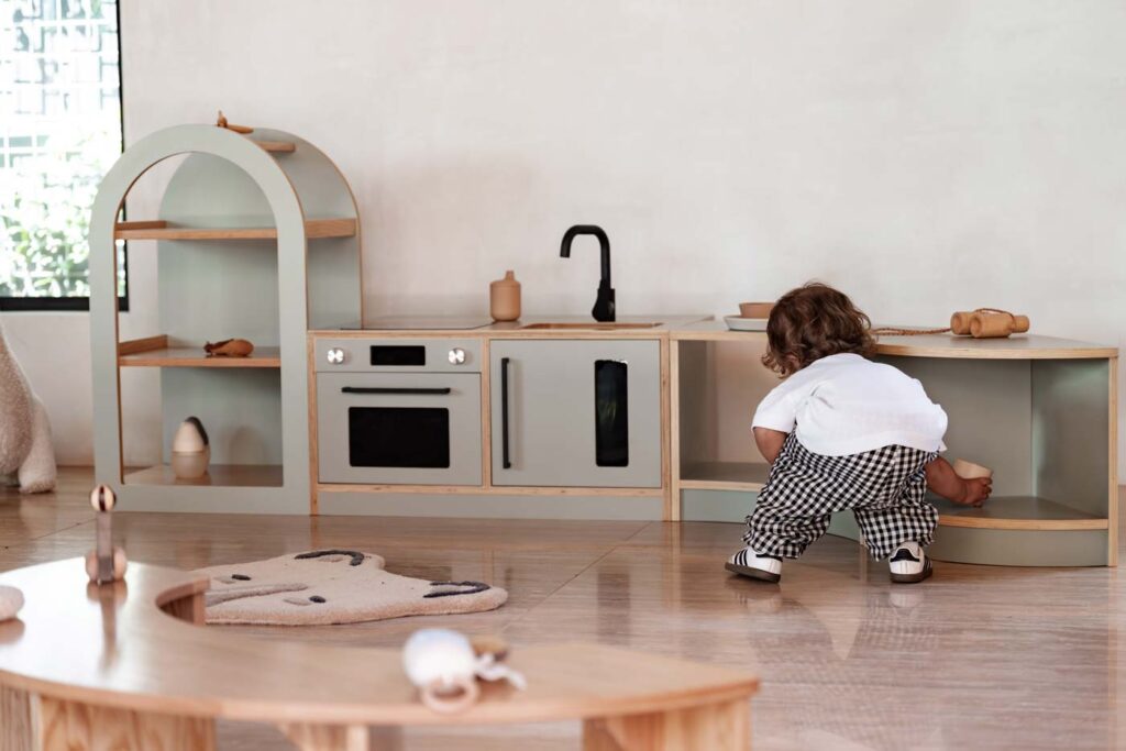 Kitchenette Mini Kinder, Black