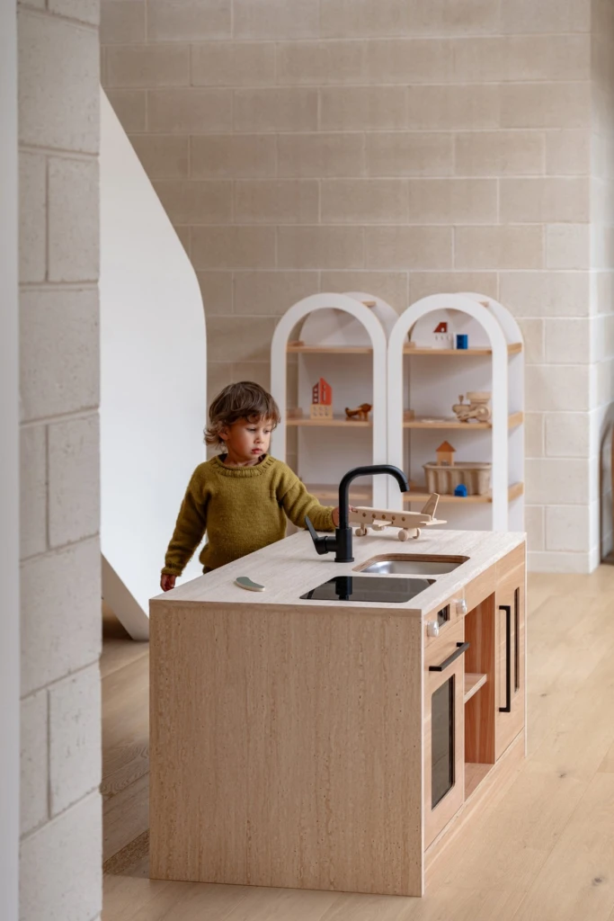 Travertine Kitchenette