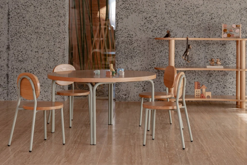 Ottie Stackable Chair Sage 300mm