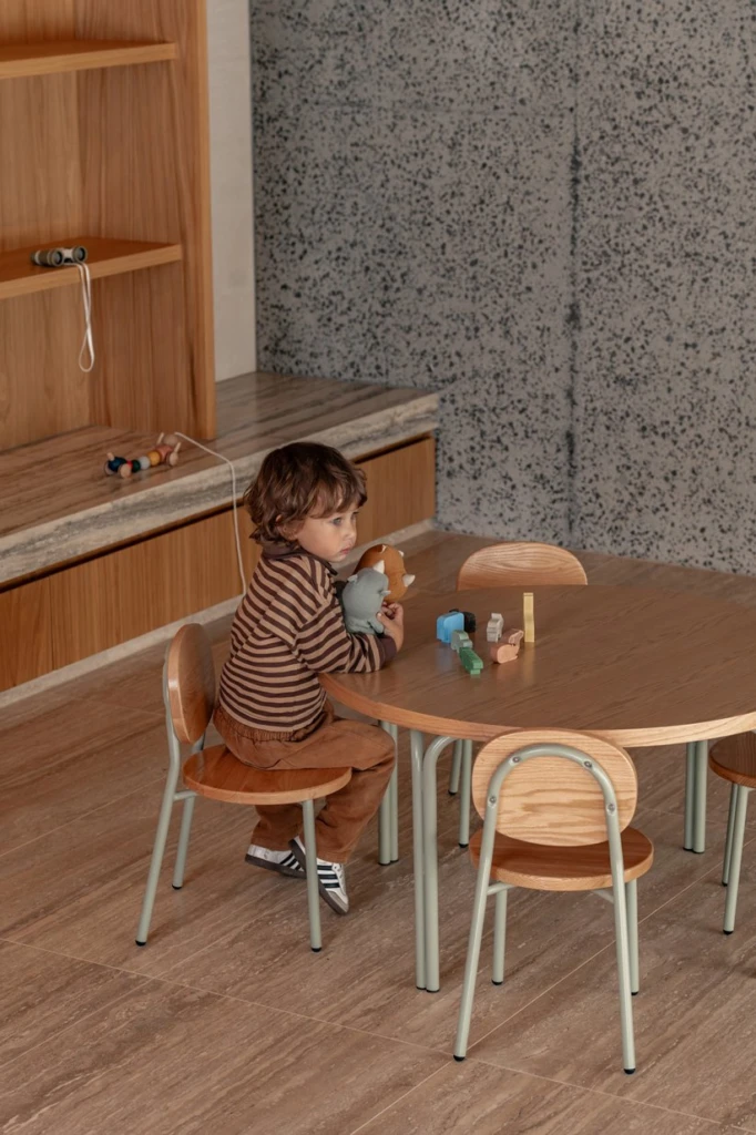 Ottie Stackable Chair Sage 260mm