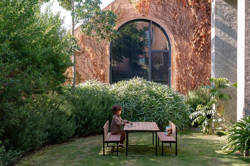 Jarrah U-Frame Outdoor Rectangle Table