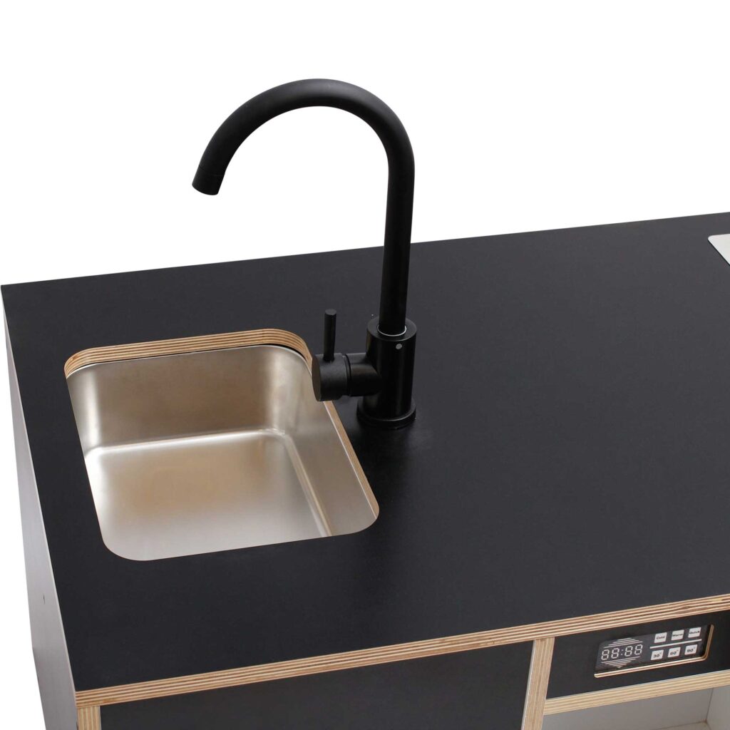 Black Kitchen & Laundry Play Station