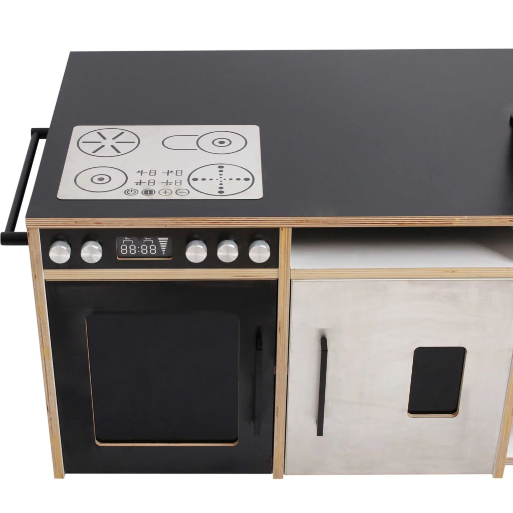 Black Kitchen & Laundry Play Station