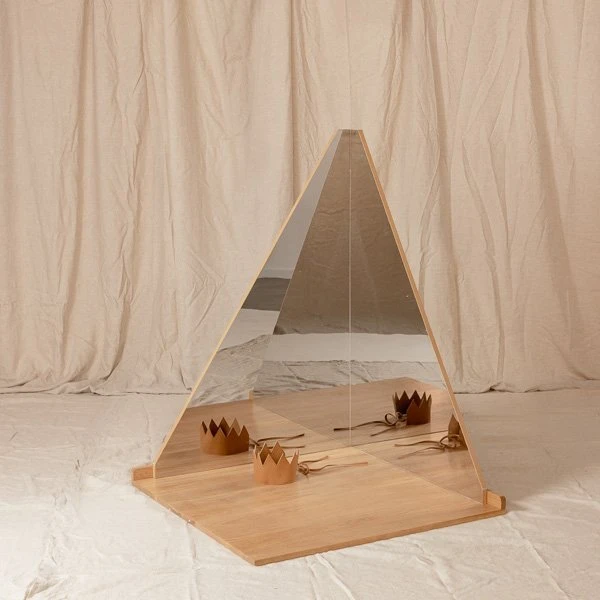 Multi Angled Mirror and Base