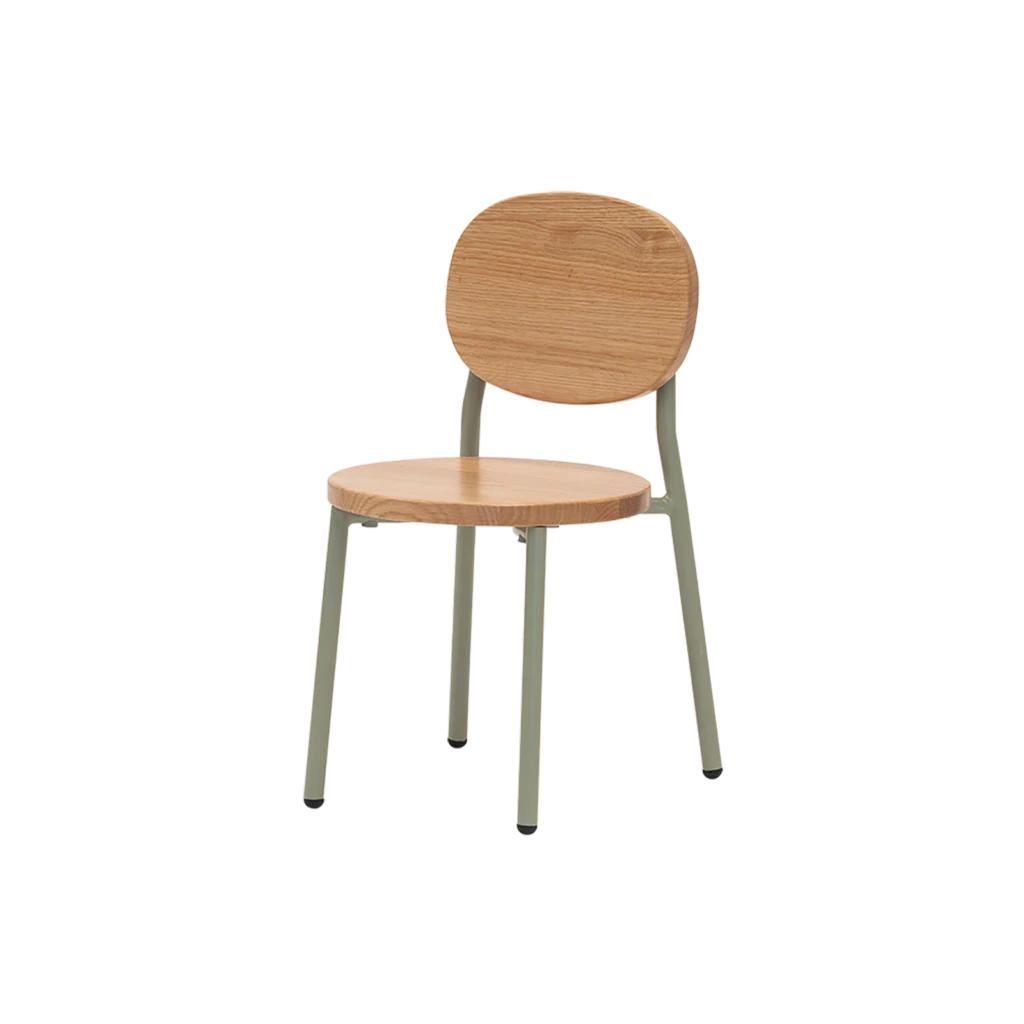 Ottie Stackable Chair Sage 300mm