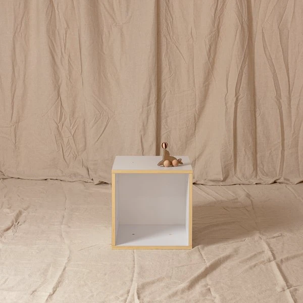 Square Cube, White