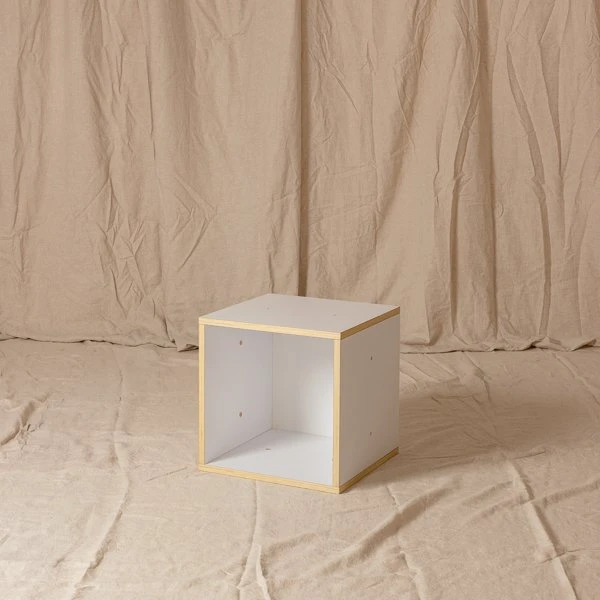 Square Cube, White