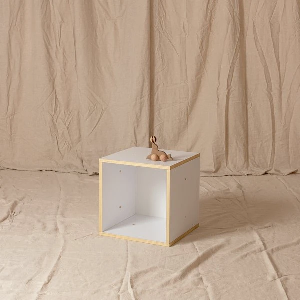 Square Cube, White