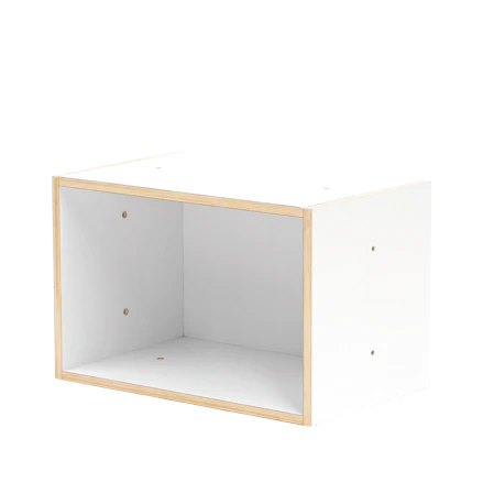 Rectangle Cube, White