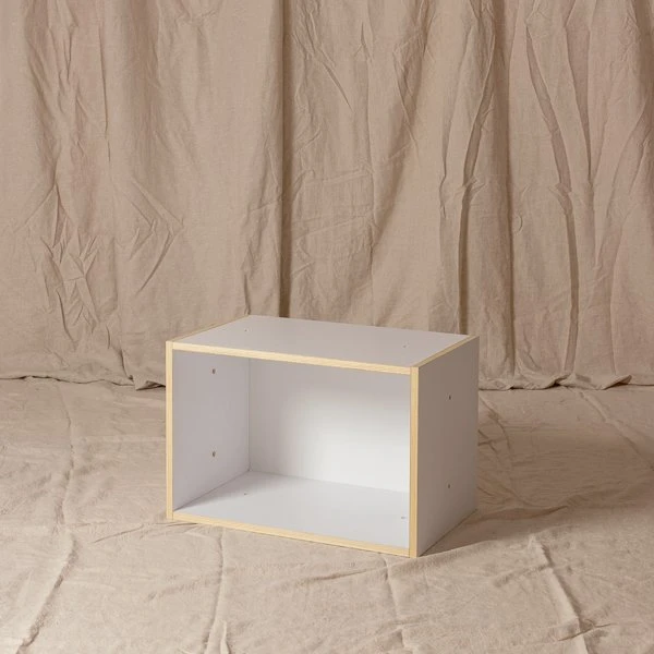 Rectangle Cube, White