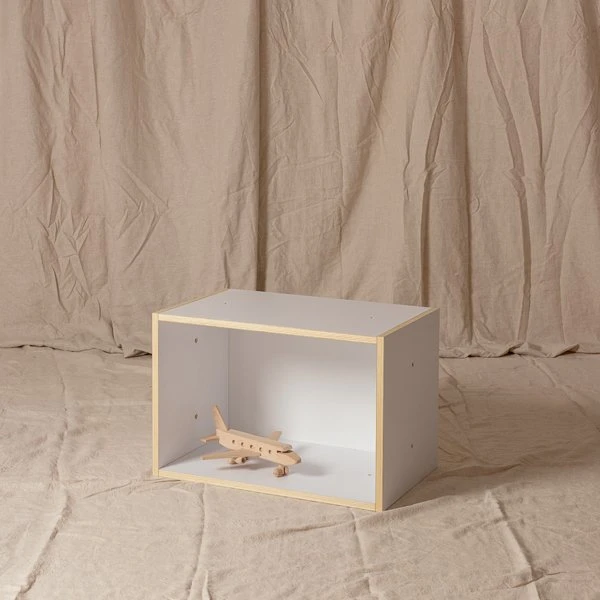 Rectangle Cube, White