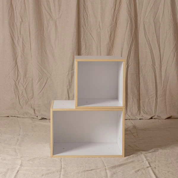 Rectangle Cube, White
