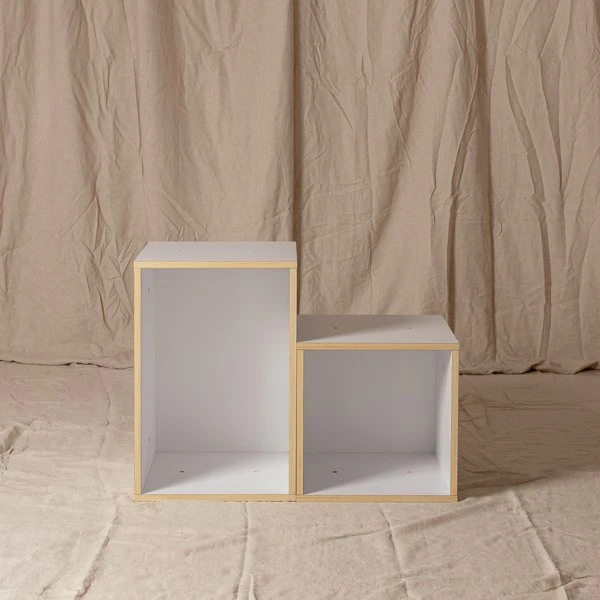 Rectangle Cube, White