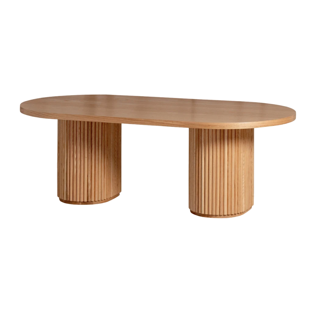 Fluted Oval Table