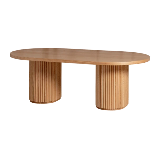 Fluted Oval Table