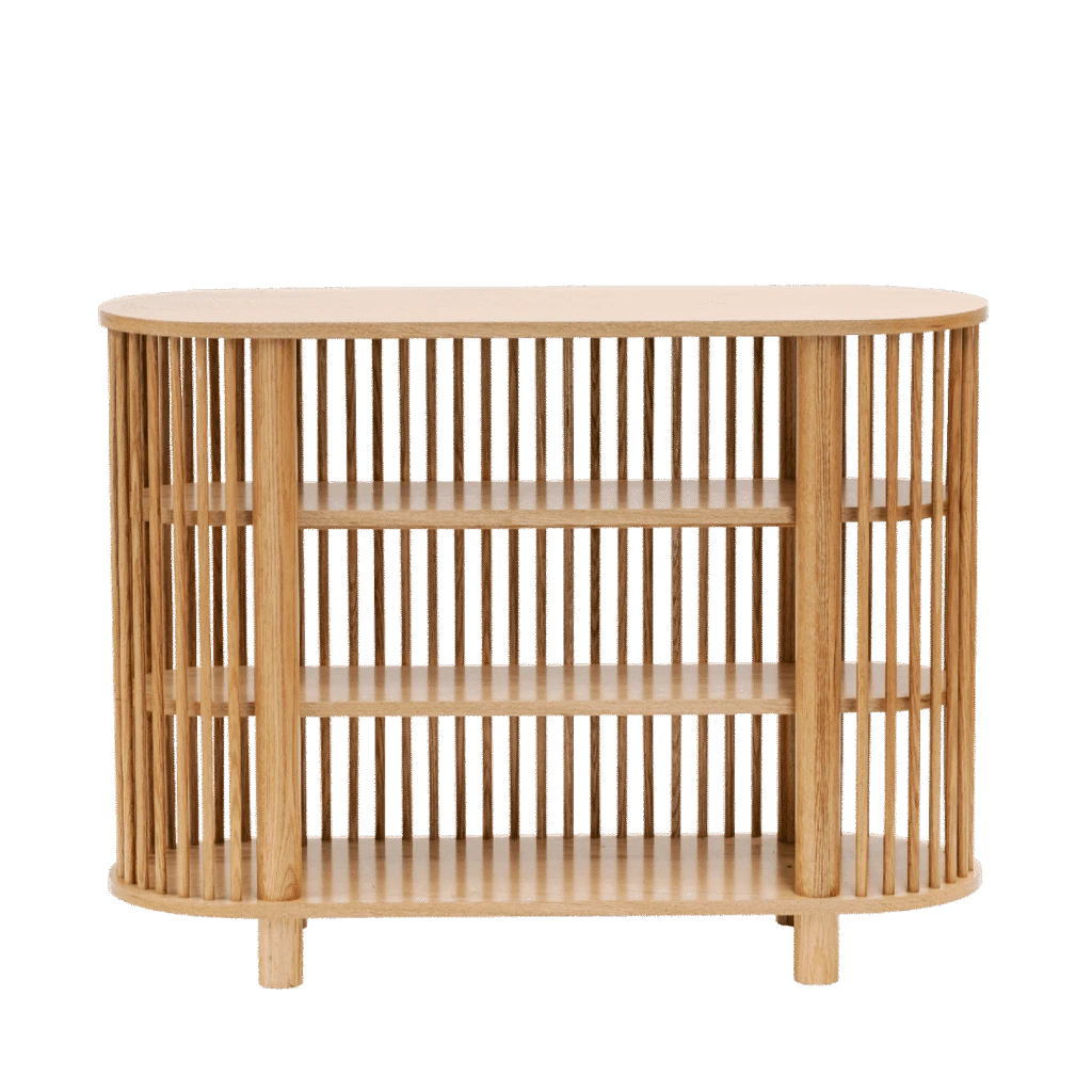 Three Tiered Fluted Shelf