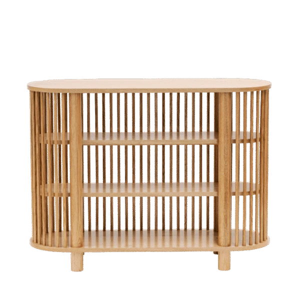 Three Tiered Fluted Shelf