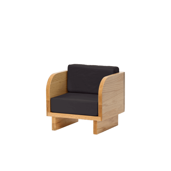 Junior Armchair Charcoal