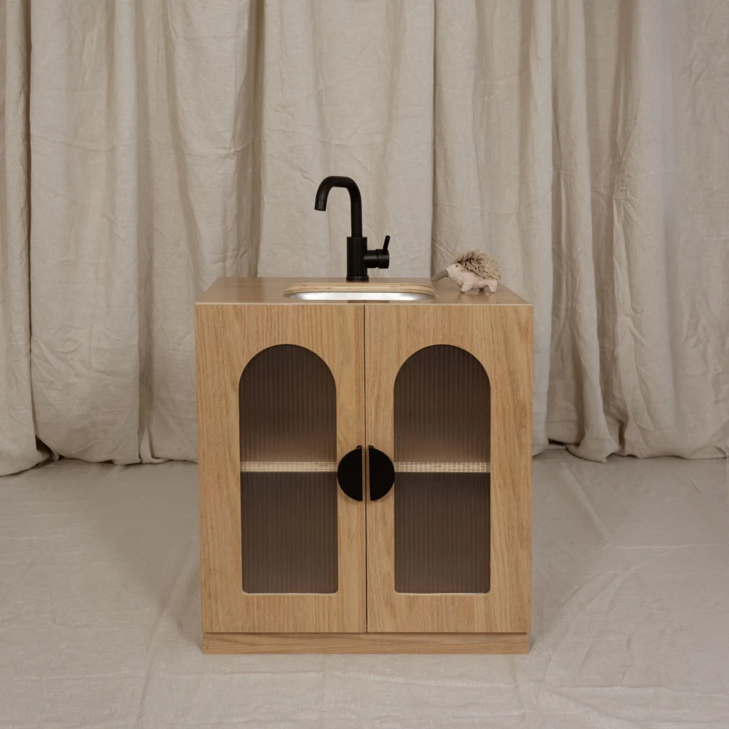 Oak Fluted Sink