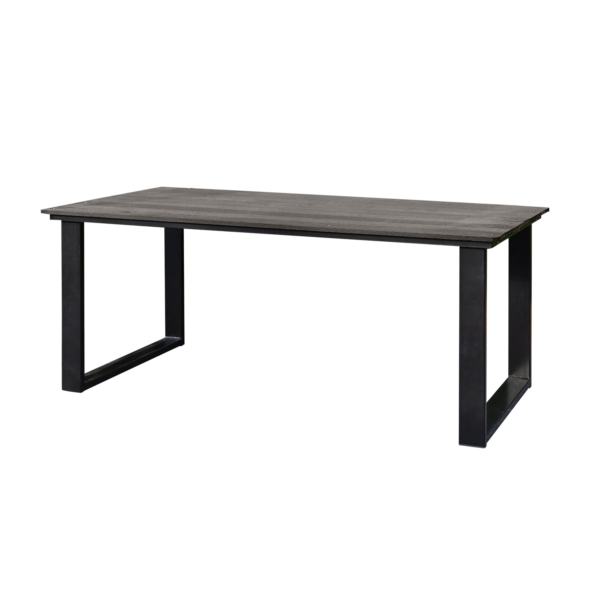 Outdoor Rectangle Table, Charcoal