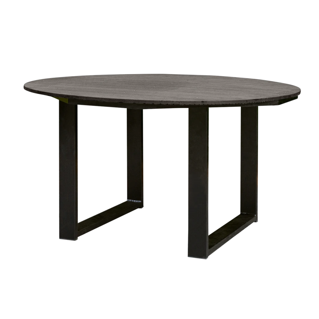 Outdoor Round Table, Charcoal