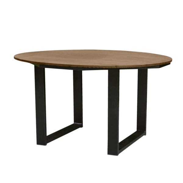 Jarrah U-Frame Outdoor Round Table