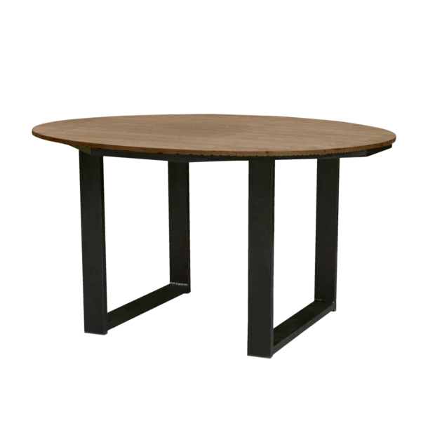 Jarrah U-Frame Outdoor Round Table