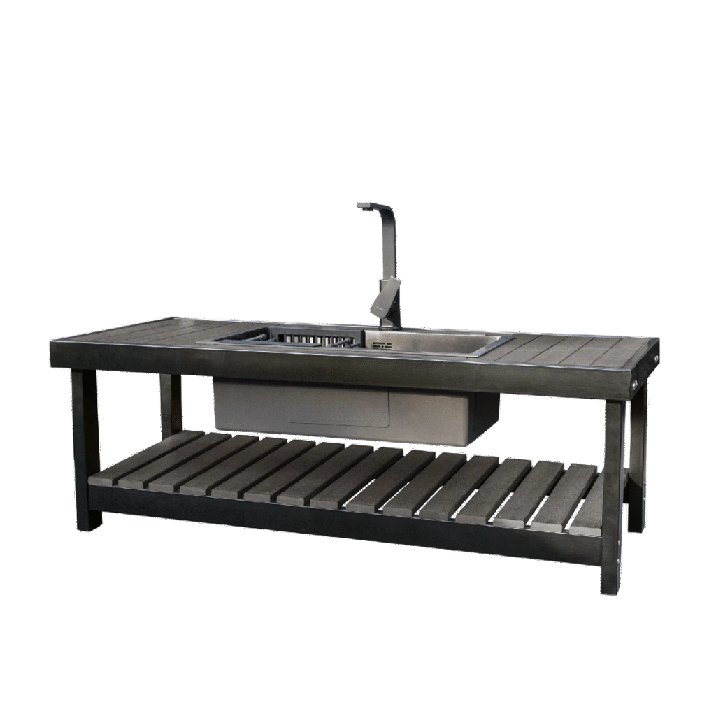 Outdoor Mud Kitchen Toddler, Charcoal
