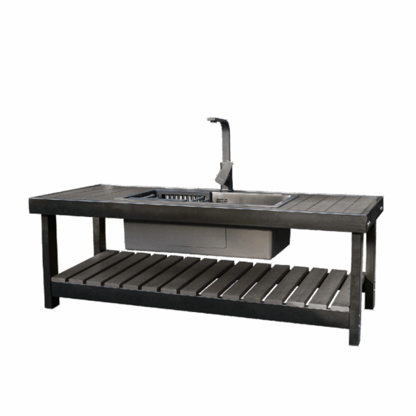 Outdoor Mud Kitchen Toddler, Charcoal