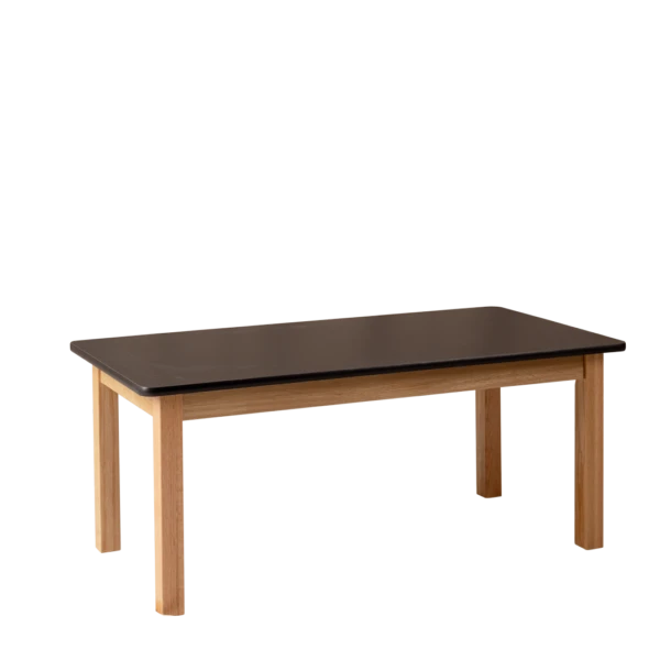Table Top Rectangle Black 1200 x 600mm