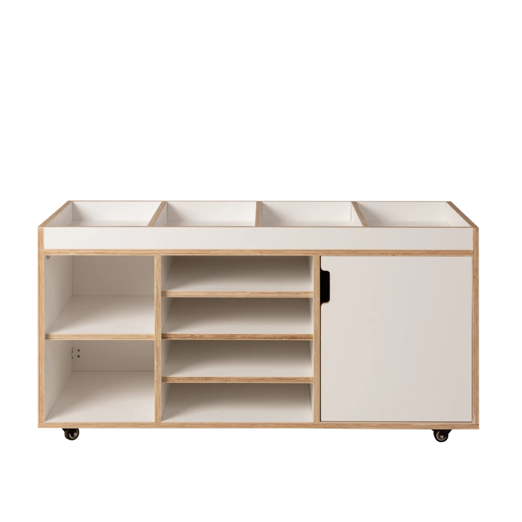 Storage Station Kinder, White
