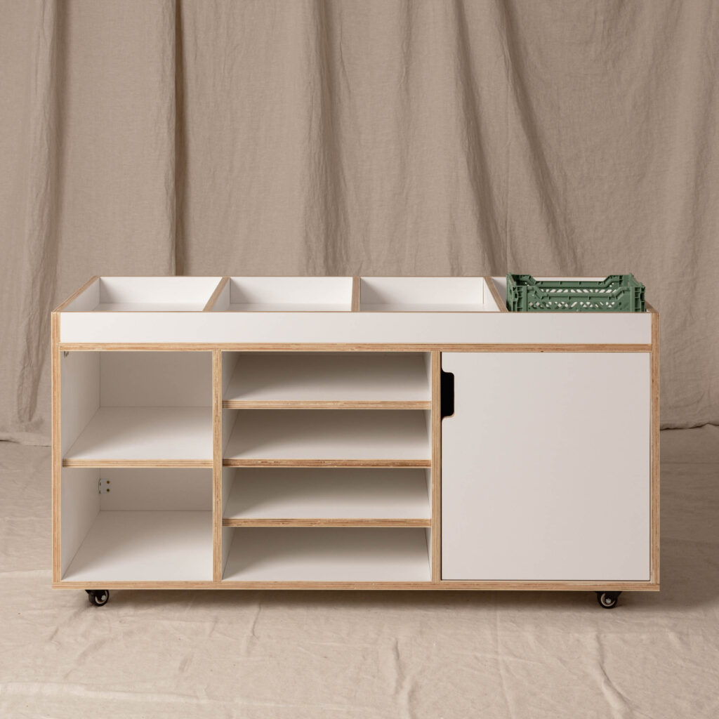 Storage Station Kinder, White