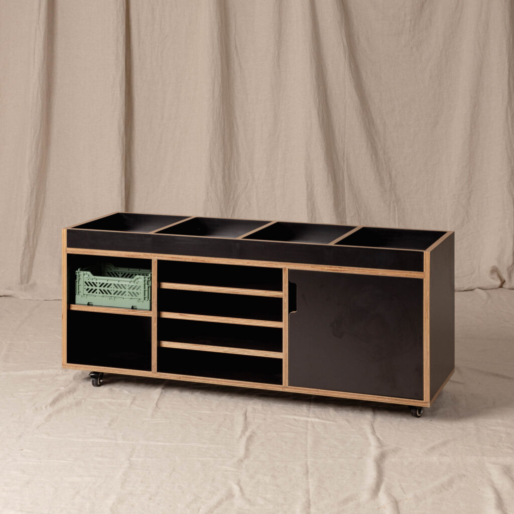 Storage Station Toddler, Black