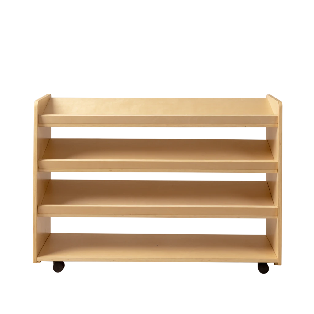 Puzzle Book Shelf High, Natural