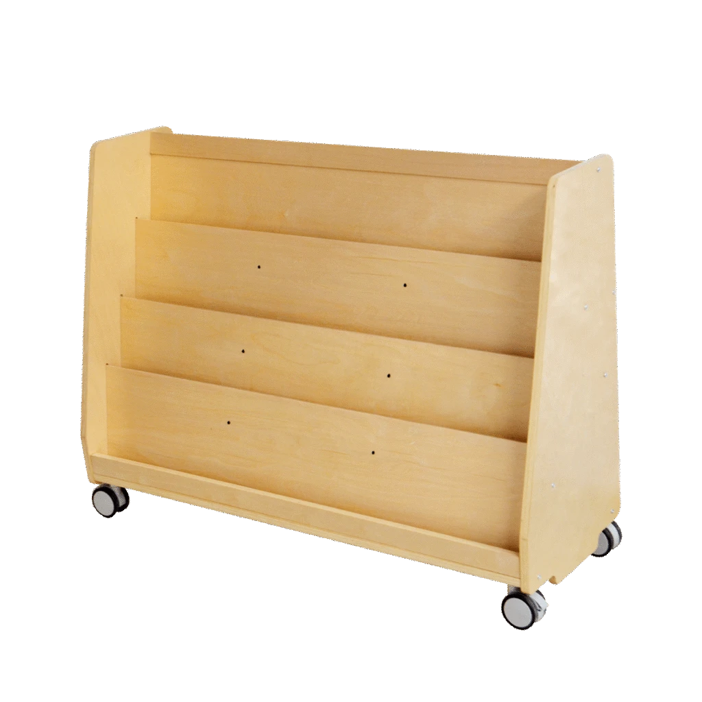 Book Display Shelf Natural