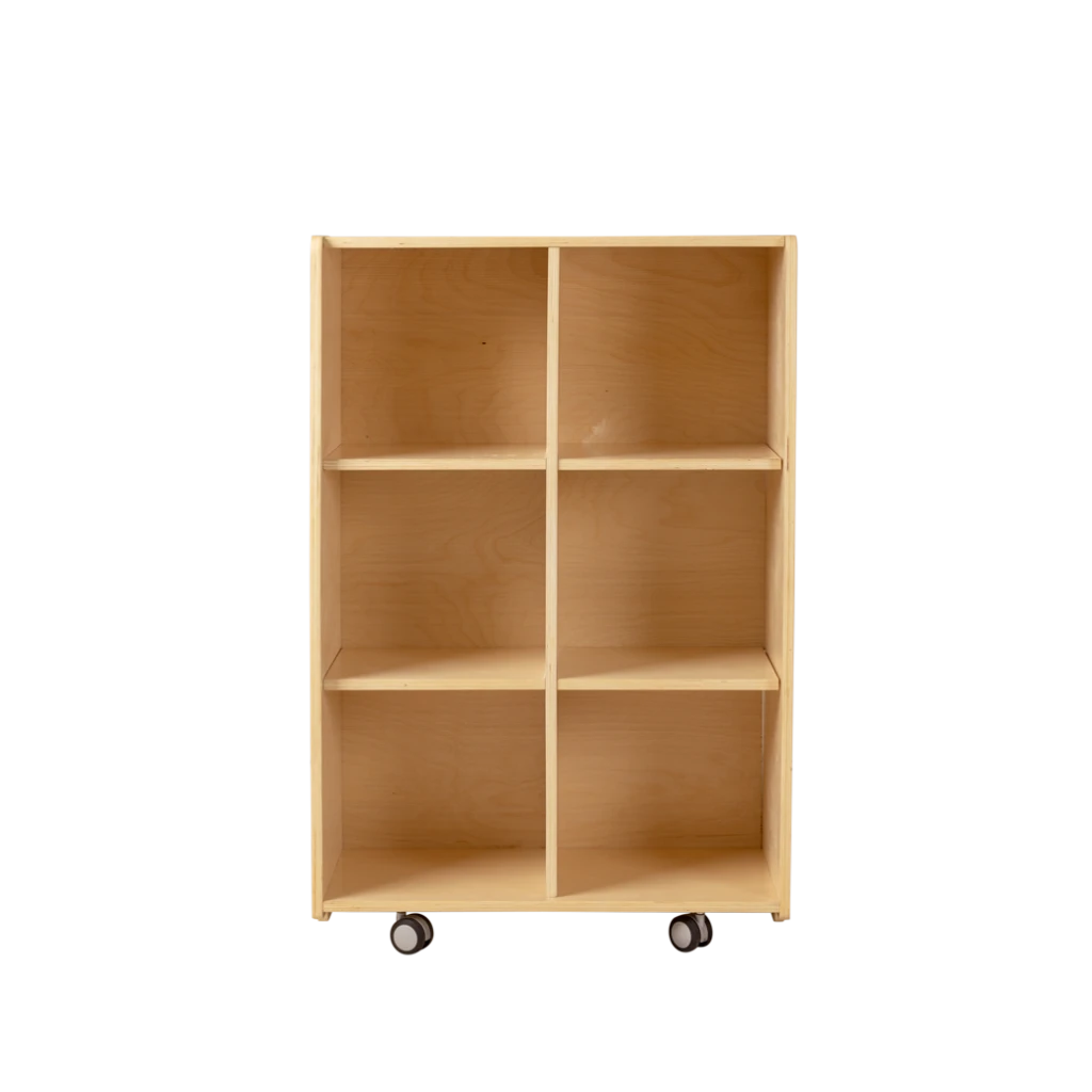 6 Hole Cubby Vertical, Natural