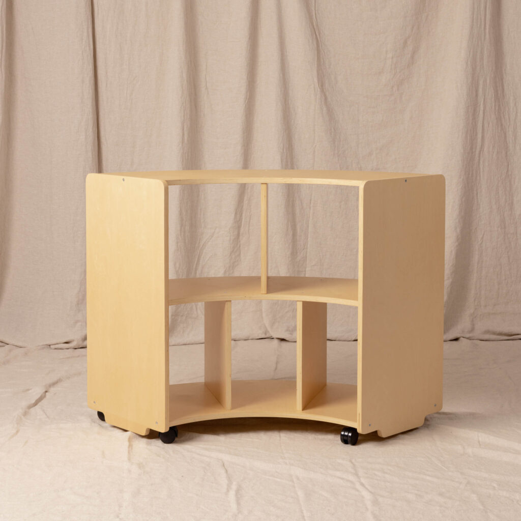 Curved Shelf Natural, Tall
