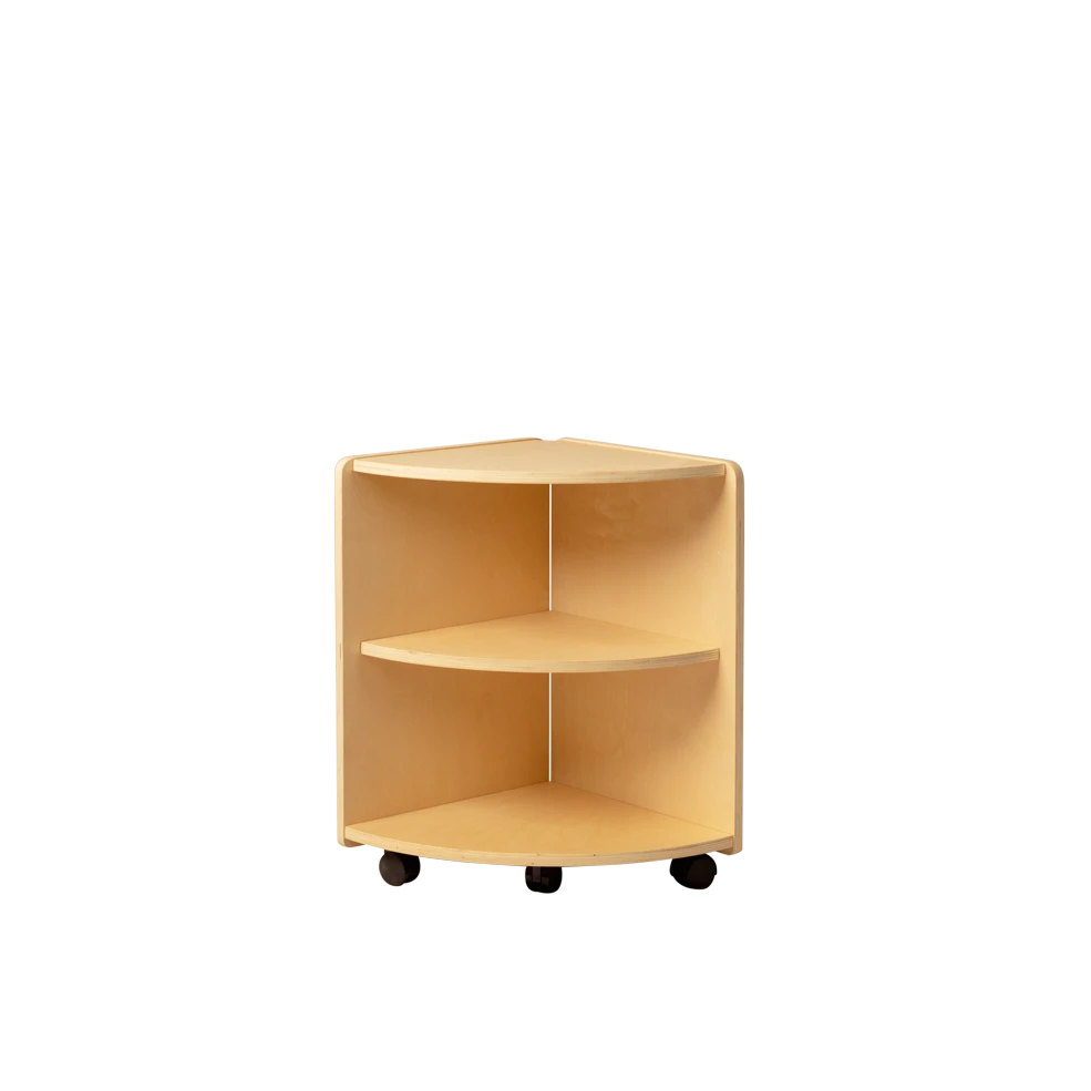 Corner Shelf Natural, Low