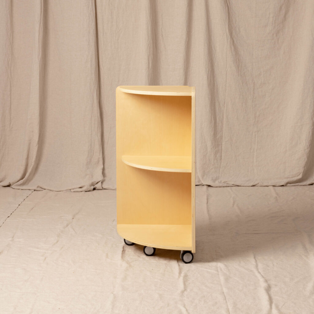 Corner Shelf Natural, Tall
