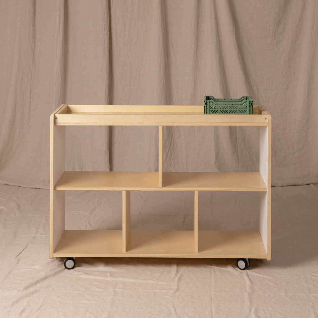 Classic Shelf, White and Natural