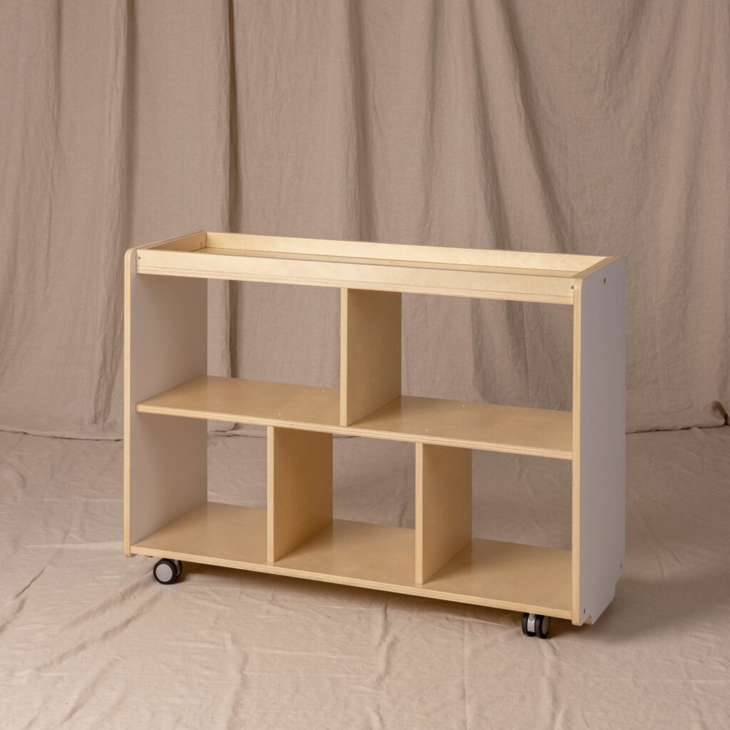 Classic Shelf, White and Natural