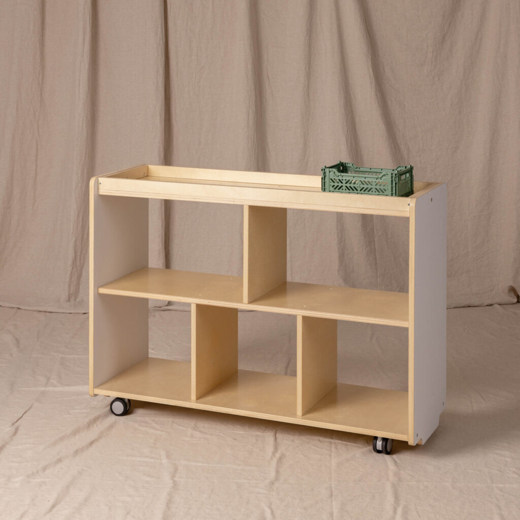 Classic Shelf, White and Natural