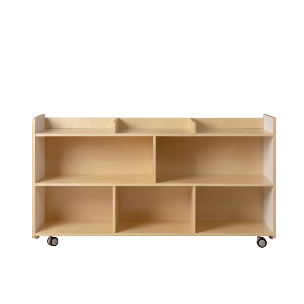 Classic Block Shelf White/Natural, Large